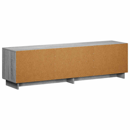 vidaXL TV Stand 140 x 34.5 x 40 cm Grey Sonoma Engineered Wood