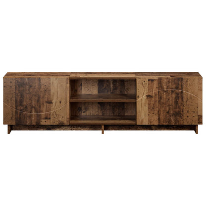 vidaXL TV Stand 140 x 34.5 x 40 cm Old Wood Engineered Wood