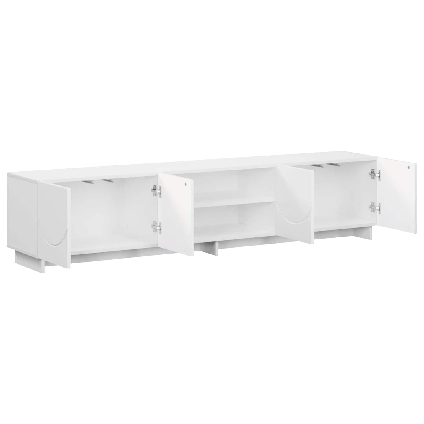 vidaXL TV Stand 180 x 34.5 x 40 cm White Engineered Wood