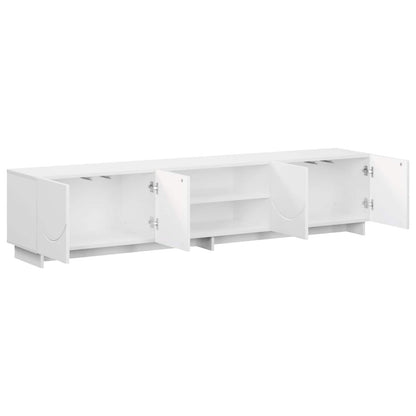 vidaXL TV Stand 180 x 34.5 x 40 cm White Engineered Wood
