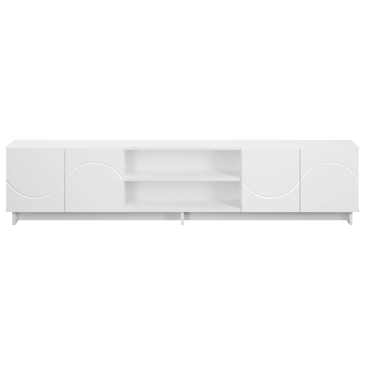 vidaXL TV Stand 180 x 34.5 x 40 cm White Engineered Wood