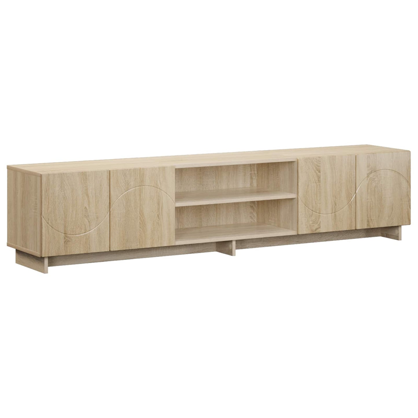vidaXL TV Stand 180 x 34.5 x 40 cm Sonoma Oak Engineered Wood