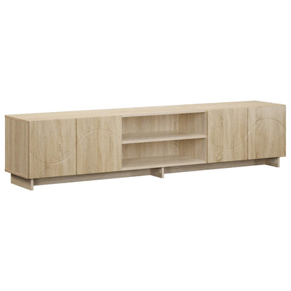 vidaXL TV Stand 180 x 34.5 x 40 cm Sonoma Oak Engineered Wood