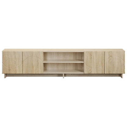 vidaXL TV Stand 180 x 34.5 x 40 cm Sonoma Oak Engineered Wood