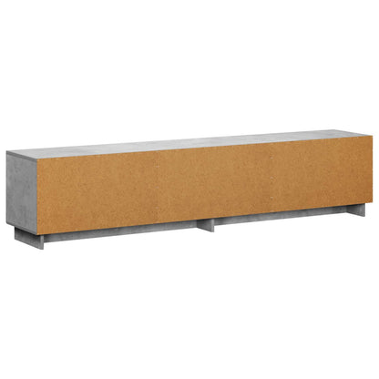 vidaXL TV Stand 180 x 34.5 x 40 cm Concrete Grey Engineered Wood