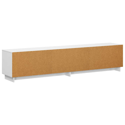 vidaXL TV Stand 180 x 34.5 x 40 cm High Gloss White Engineered Wood