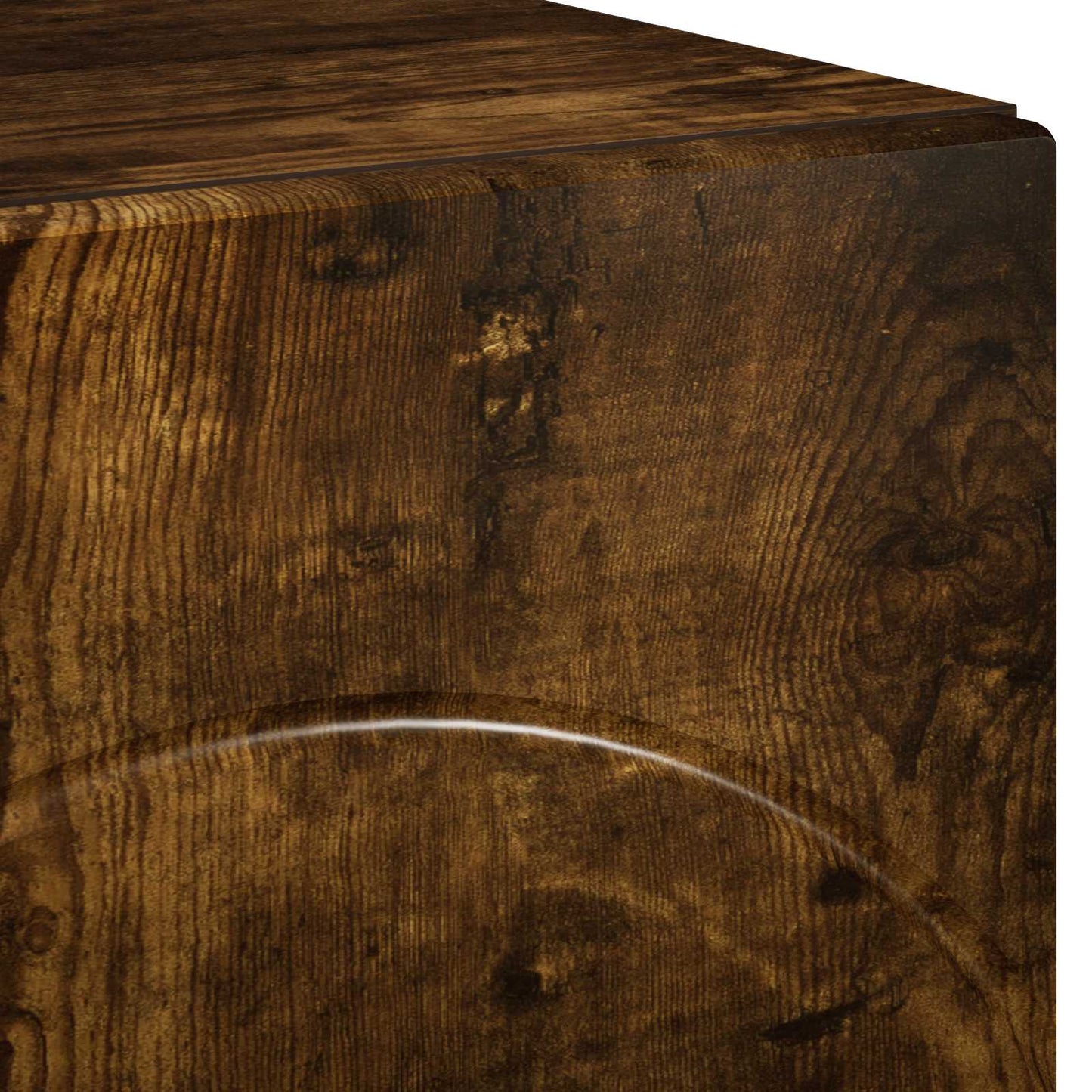 vidaXL TV Stand 180 x 34.5 x 40 cm Smoked Oak Engineered Wood