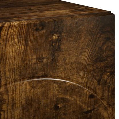 vidaXL TV Stand 180 x 34.5 x 40 cm Smoked Oak Engineered Wood