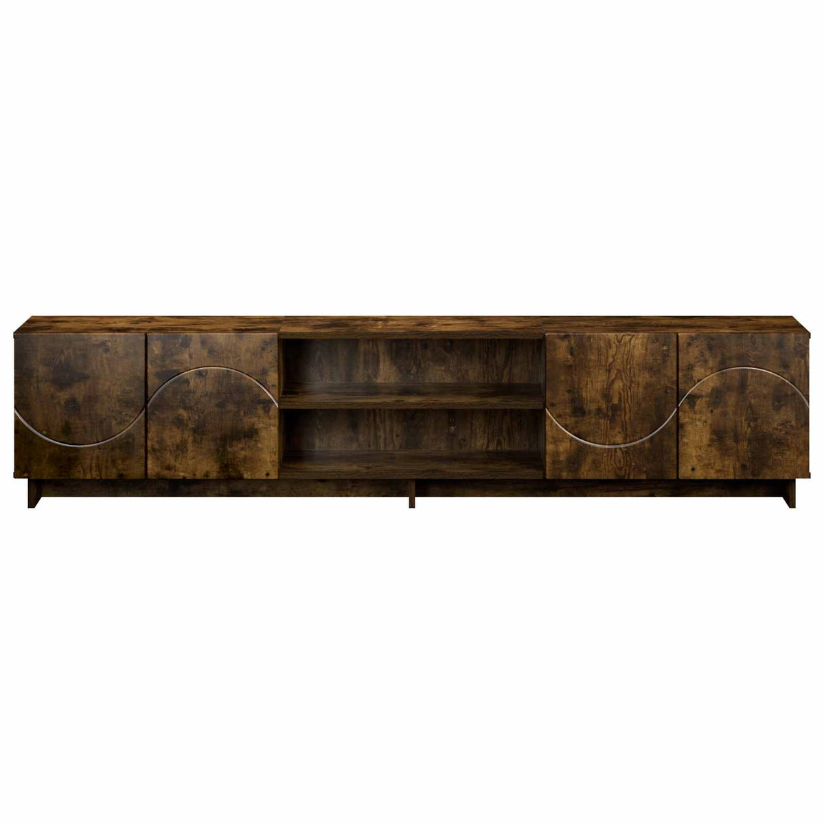 vidaXL TV Stand 180 x 34.5 x 40 cm Smoked Oak Engineered Wood
