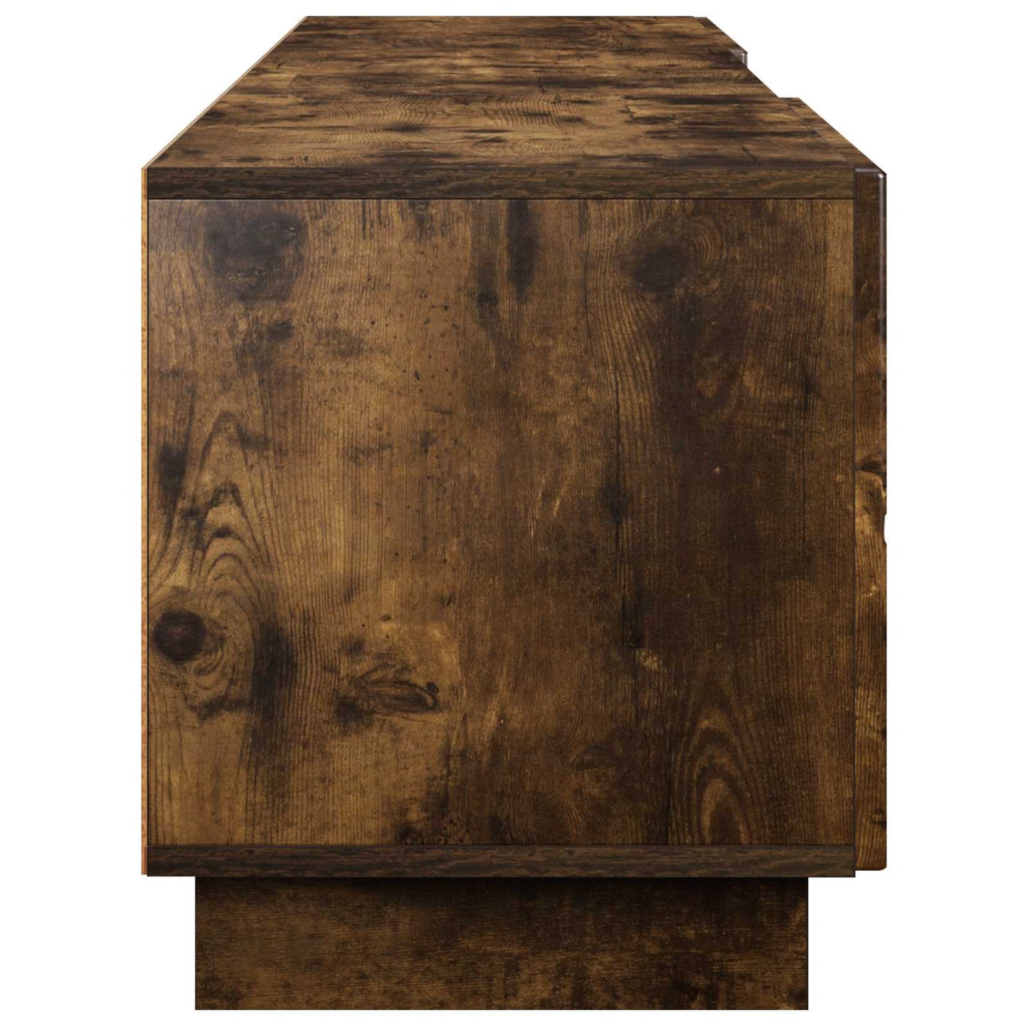vidaXL TV Stand 180 x 34.5 x 40 cm Smoked Oak Engineered Wood