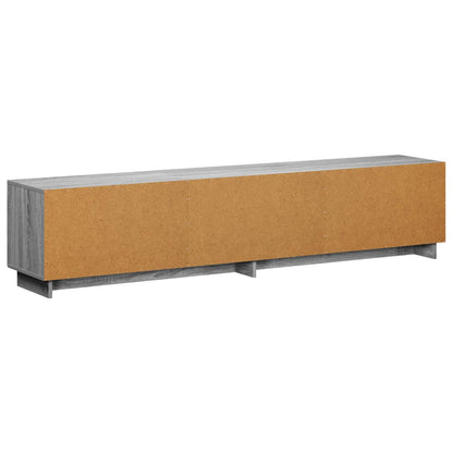 vidaXL TV Stand 180 x 34.5 x 40 cm Grey Sonoma Engineered Wood
