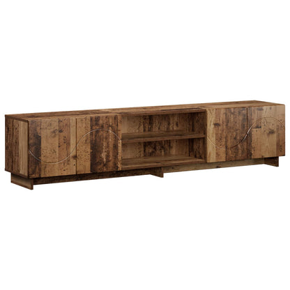 vidaXL TV Stand 180 x 34.5 x 40 cm Old Wood Engineered Wood