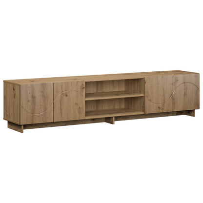 vidaXL TV Stand 180 x 34.5 x 40 cm Artisan Oak Engineered Wood