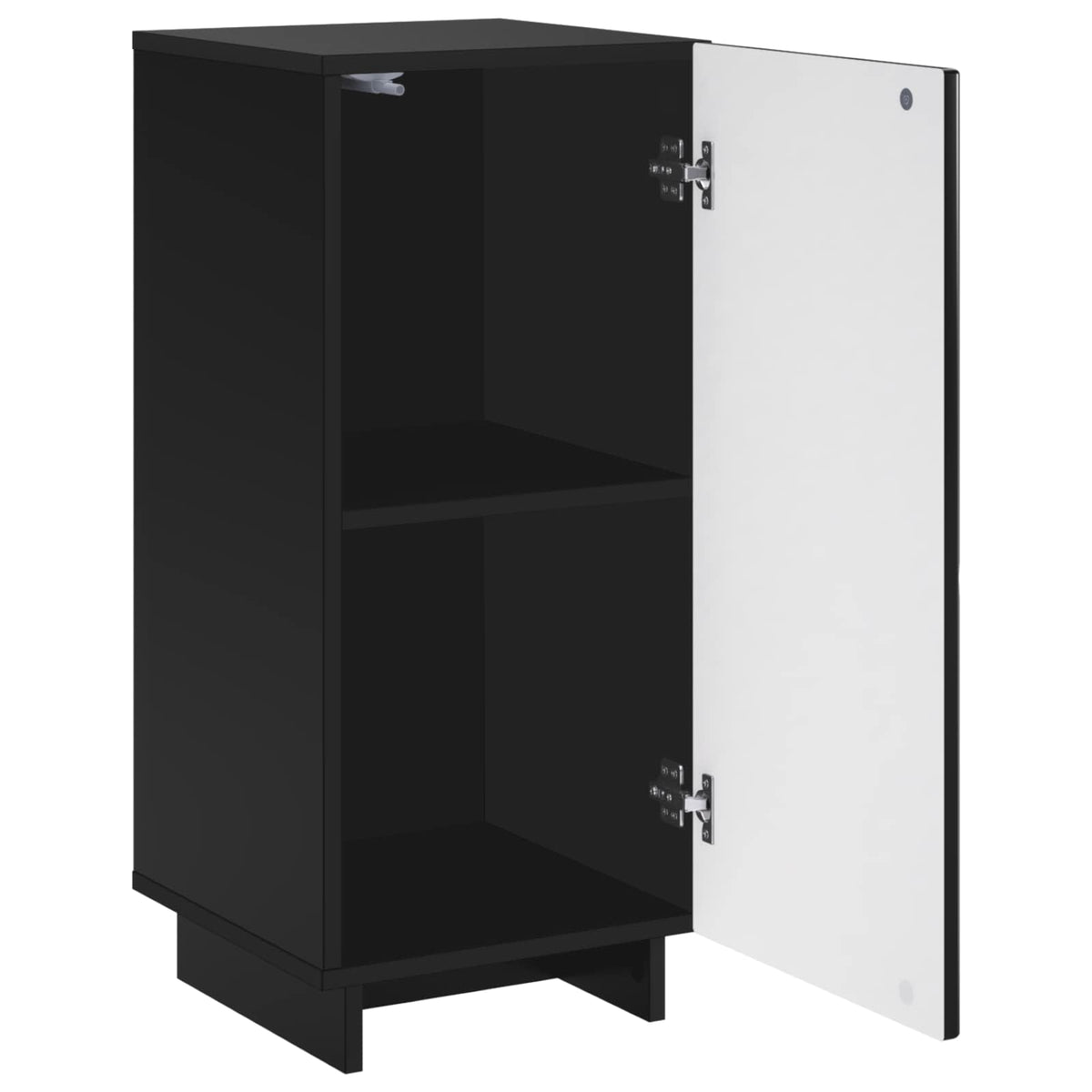 vidaXL Sideboard Black 33.5 x 34.5 x 75 cm Engineered Wood