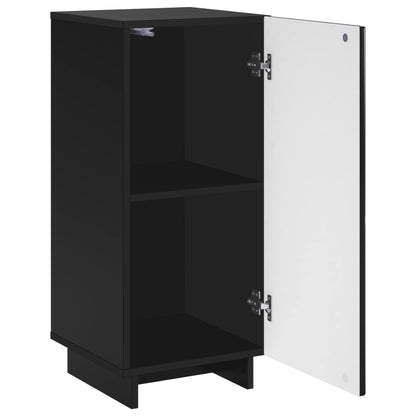 vidaXL Sideboard Black 33.5 x 34.5 x 75 cm Engineered Wood