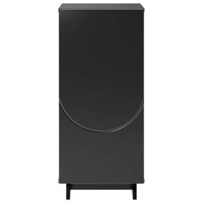 vidaXL Sideboard Black 33.5 x 34.5 x 75 cm Engineered Wood