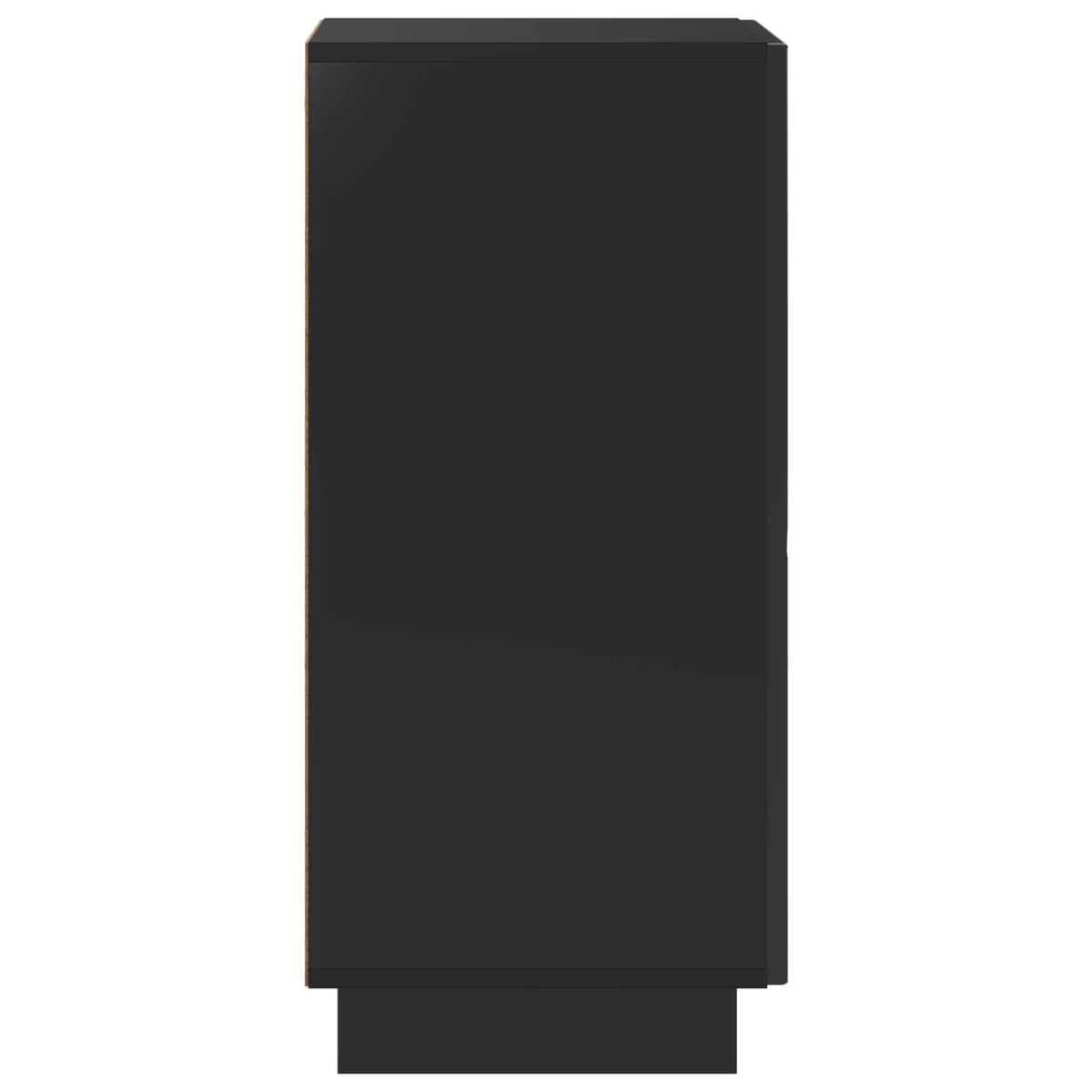vidaXL Sideboard Black 33.5 x 34.5 x 75 cm Engineered Wood
