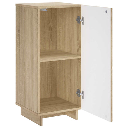 vidaXL Sideboard Sonoma Oak 33.5 x 34.5 x 75 cm Engineered Wood