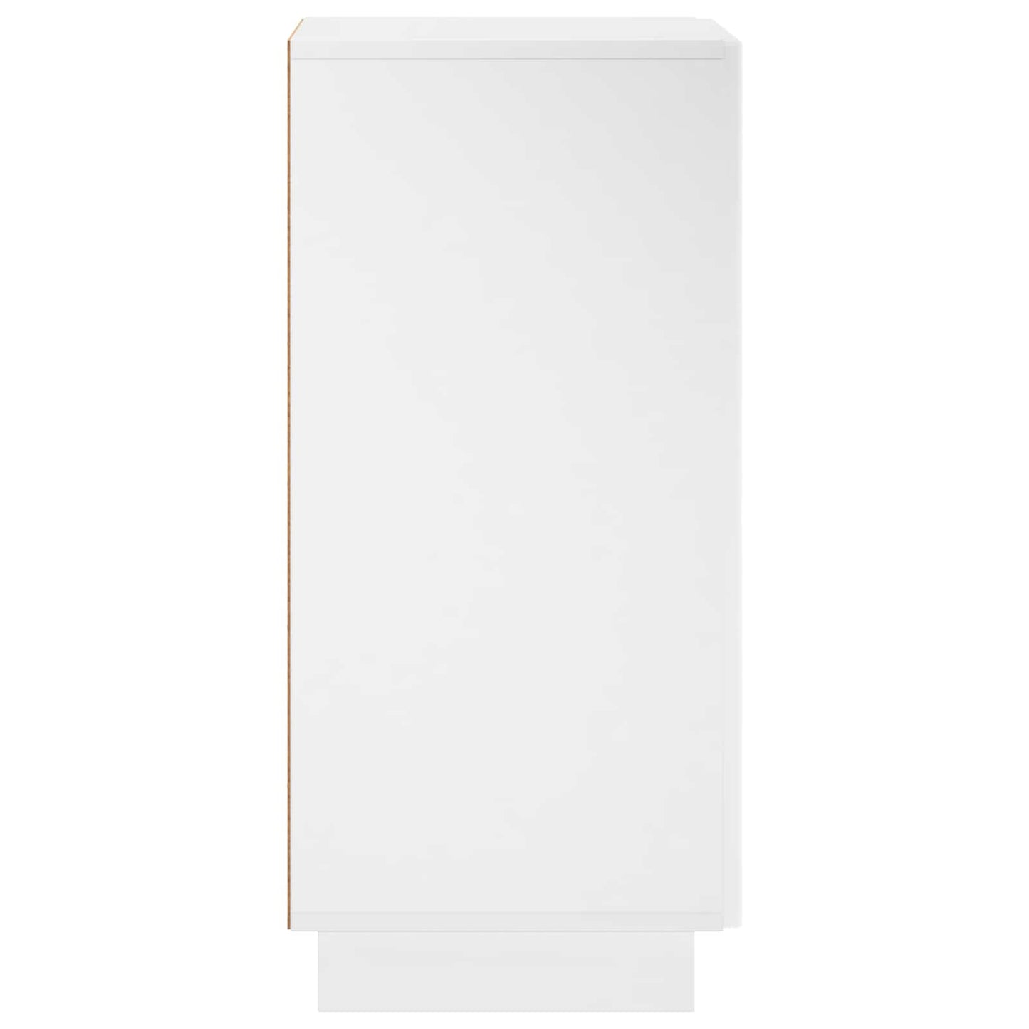 vidaXL Sideboard High Gloss White 33.5 x 34.5 x 75 cm Engineered Wood