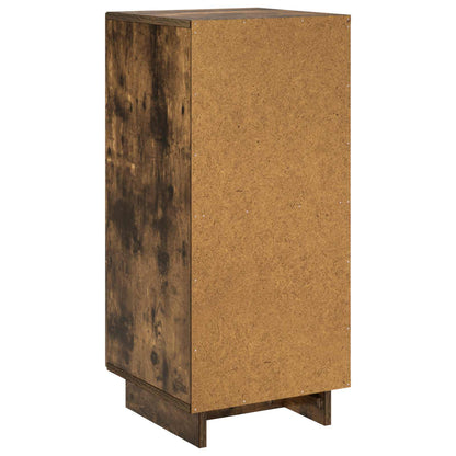 vidaXL Sideboard Smoked Oak 33.5 x 34.5 x 75 cm Engineered Wood