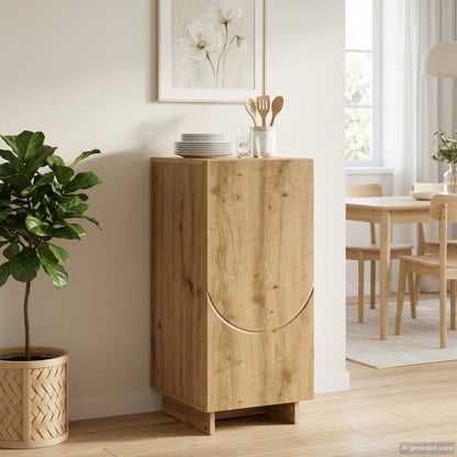 vidaXL Sideboard Artisan Oak 33.5 x 34.5 x 75 cm Engineered Wood