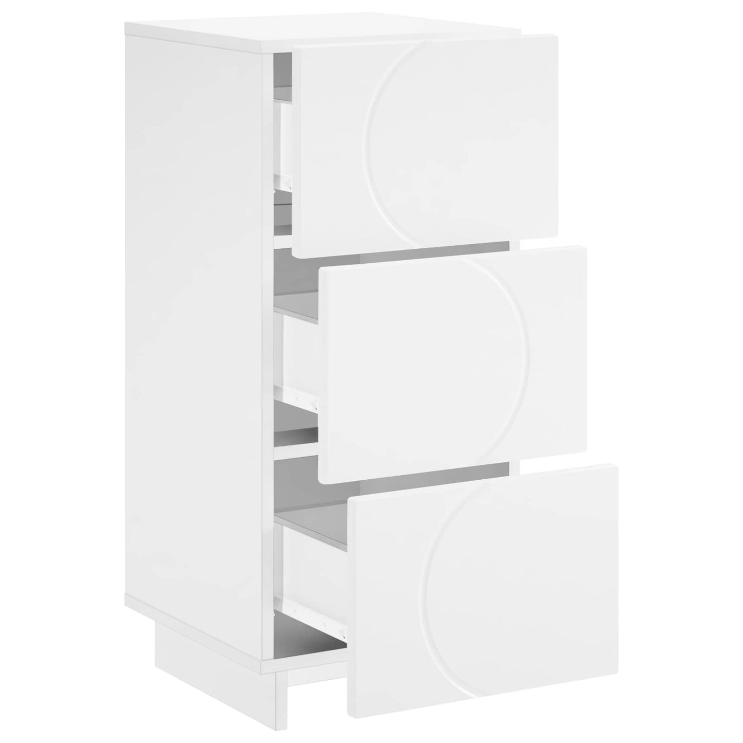 vidaXL Sideboard White 33.5 x 34.5 x 75 cm Engineered Wood