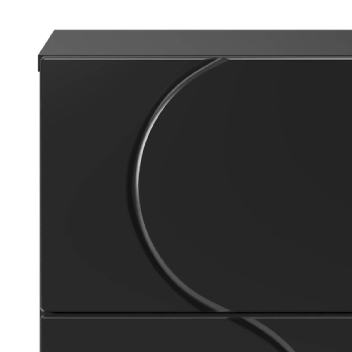 vidaXL Sideboard Black 33.5 x 34.5 x 75 cm Engineered Wood