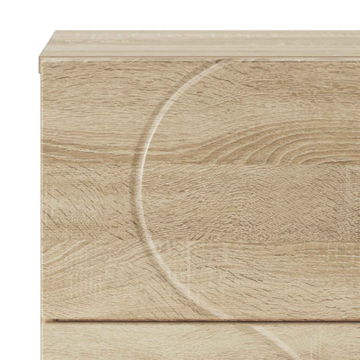 vidaXL Sideboard Sonoma Oak 33.5 x 34.5 x 75 cm Engineered Wood