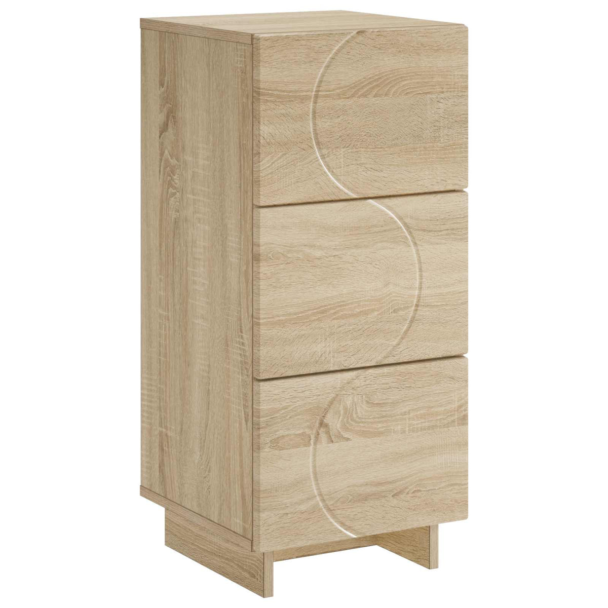 vidaXL Sideboard Sonoma Oak 33.5 x 34.5 x 75 cm Engineered Wood
