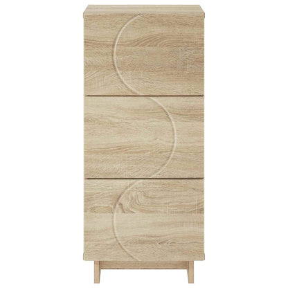 vidaXL Sideboard Sonoma Oak 33.5 x 34.5 x 75 cm Engineered Wood