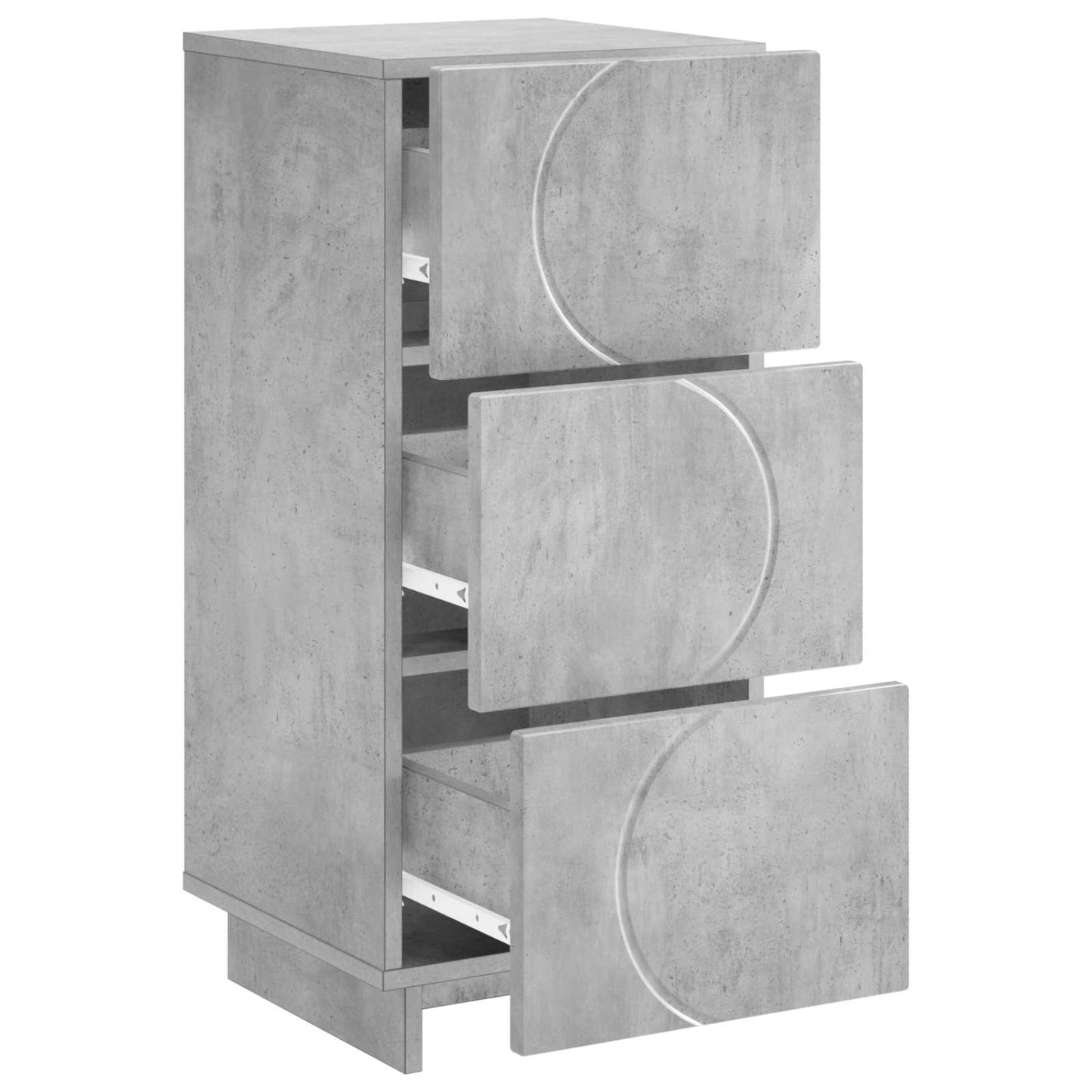 vidaXL Sideboard Concrete Grey 33.5 x 34.5 x 75 cm Engineered Wood