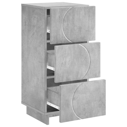 vidaXL Sideboard Concrete Grey 33.5 x 34.5 x 75 cm Engineered Wood