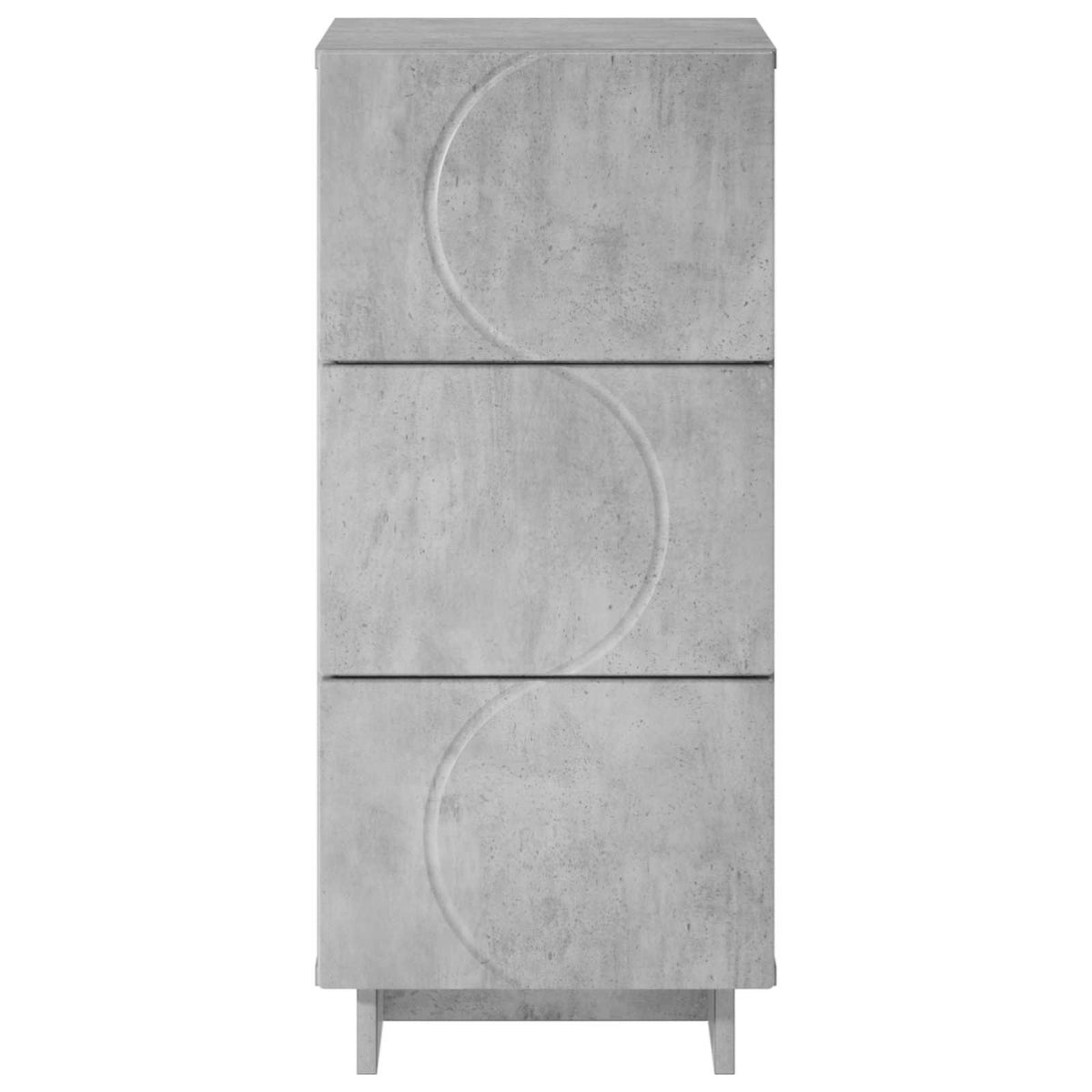 vidaXL Sideboard Concrete Grey 33.5 x 34.5 x 75 cm Engineered Wood