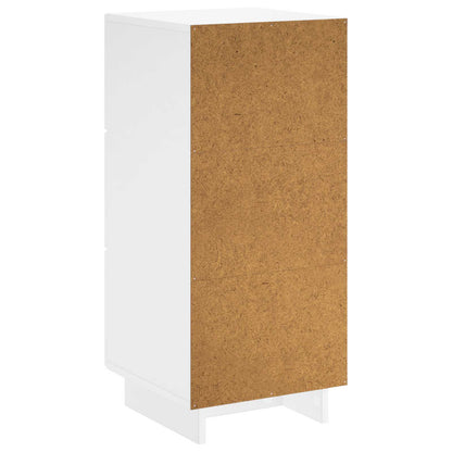 vidaXL Sideboard High Gloss White 33.5 x 34.5 x 75 cm Engineered Wood