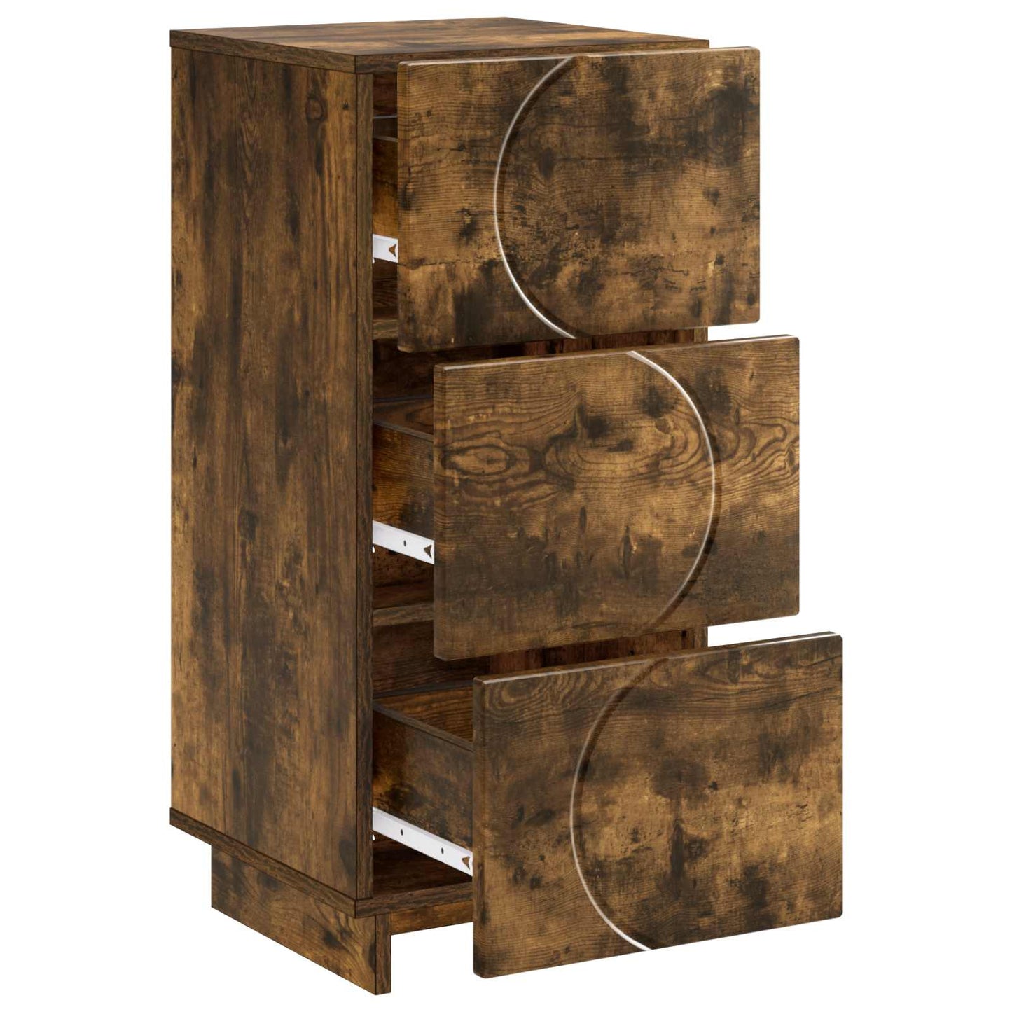 vidaXL Sideboard Smoked Oak 33.5 x 34.5 x 75 cm Engineered Wood