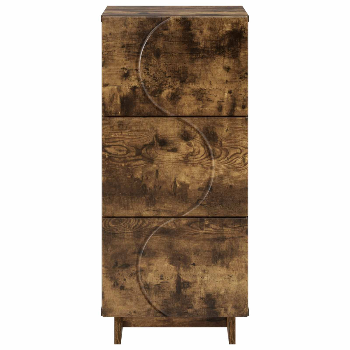 vidaXL Sideboard Smoked Oak 33.5 x 34.5 x 75 cm Engineered Wood