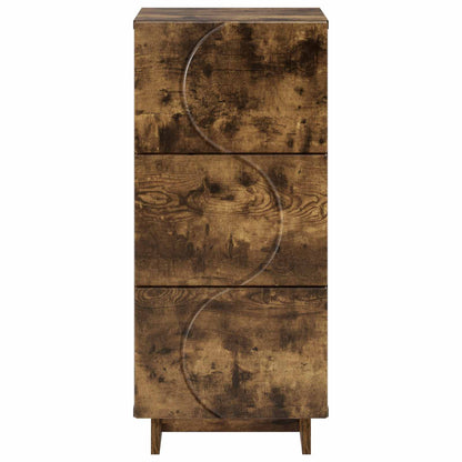 vidaXL Sideboard Smoked Oak 33.5 x 34.5 x 75 cm Engineered Wood