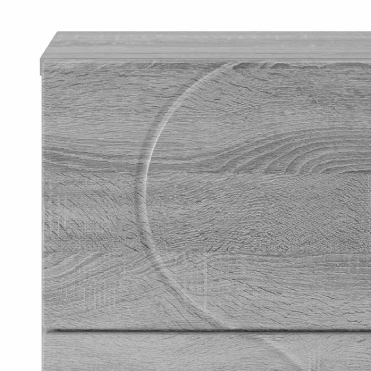 vidaXL Sideboard Grey Sonoma 33.5 x 34.5 x 75 cm Engineered Wood