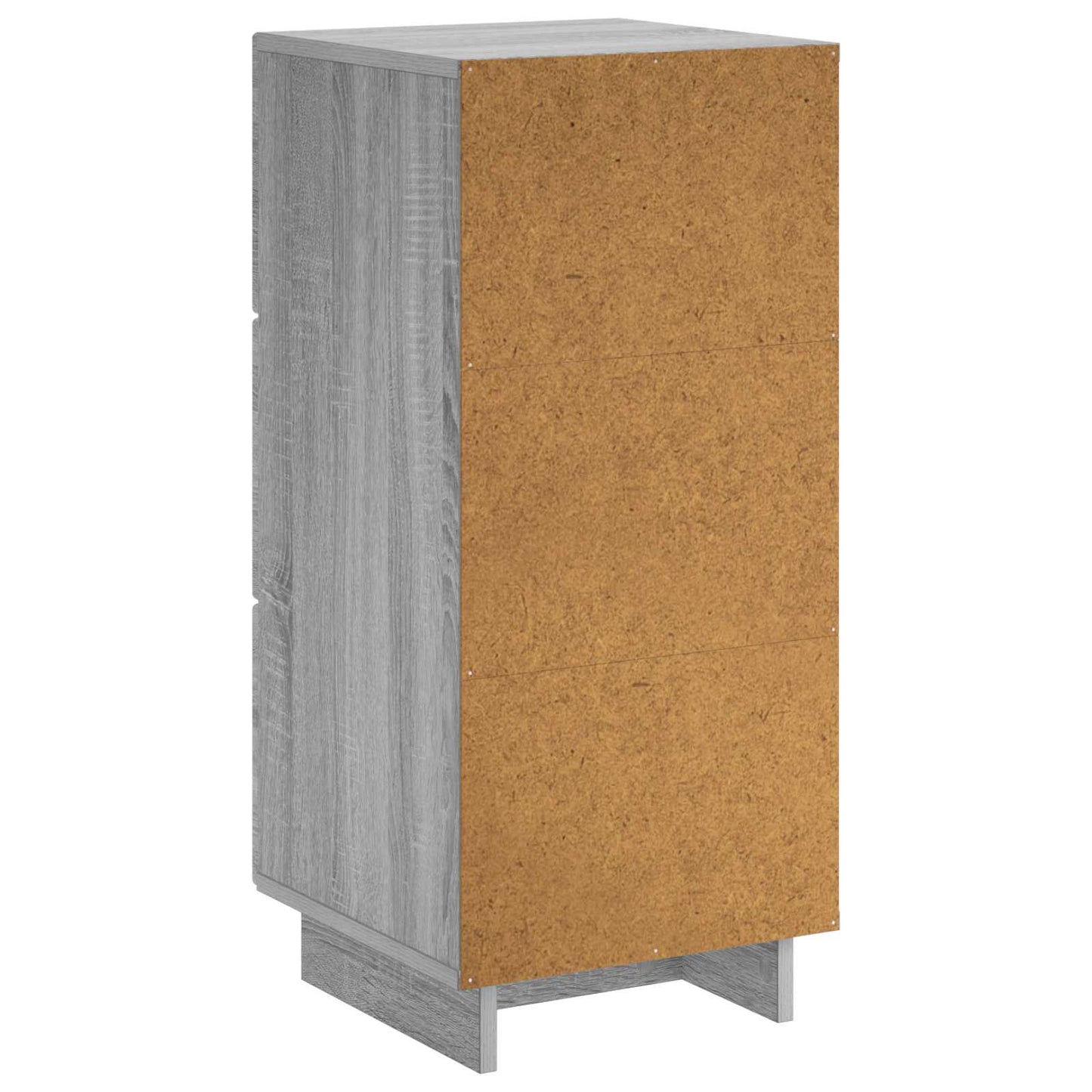 vidaXL Sideboard Grey Sonoma 33.5 x 34.5 x 75 cm Engineered Wood