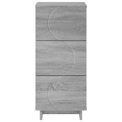 vidaXL Sideboard Grey Sonoma 33.5 x 34.5 x 75 cm Engineered Wood
