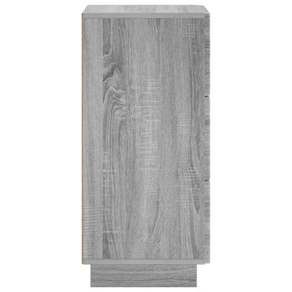 vidaXL Sideboard Grey Sonoma 33.5 x 34.5 x 75 cm Engineered Wood