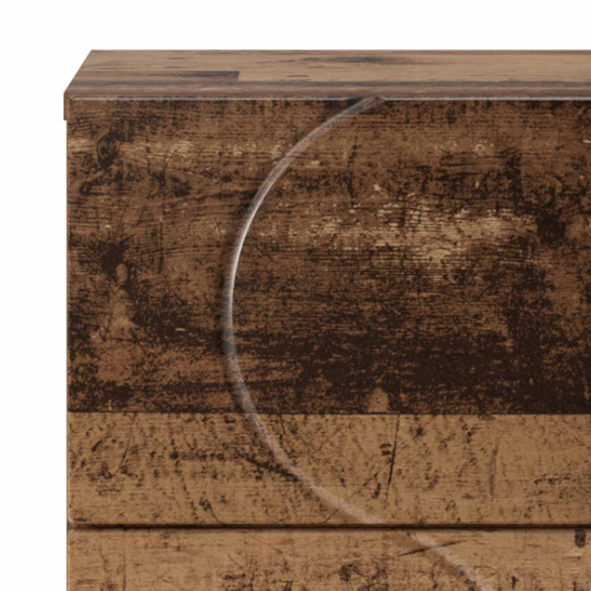 vidaXL Sideboard Old Wood 33.5 x 34.5 x 75 cm Engineered Wood