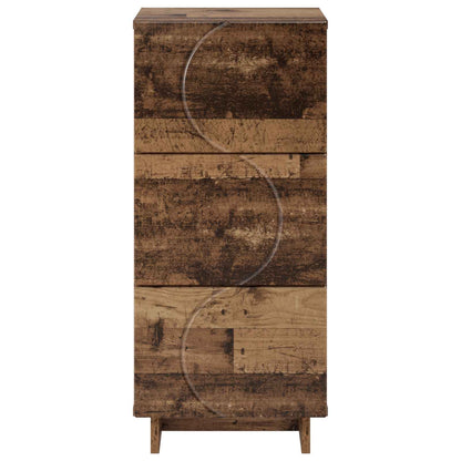 vidaXL Sideboard Old Wood 33.5 x 34.5 x 75 cm Engineered Wood