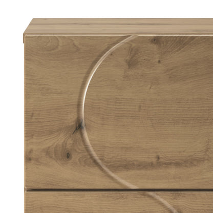 vidaXL Sideboard Artisan Oak 33.5 x 34.5 x 75 cm Engineered Wood