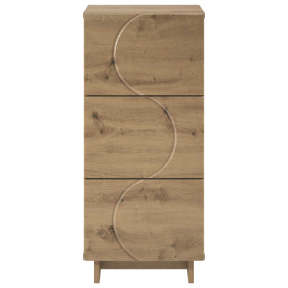 vidaXL Sideboard Artisan Oak 33.5 x 34.5 x 75 cm Engineered Wood