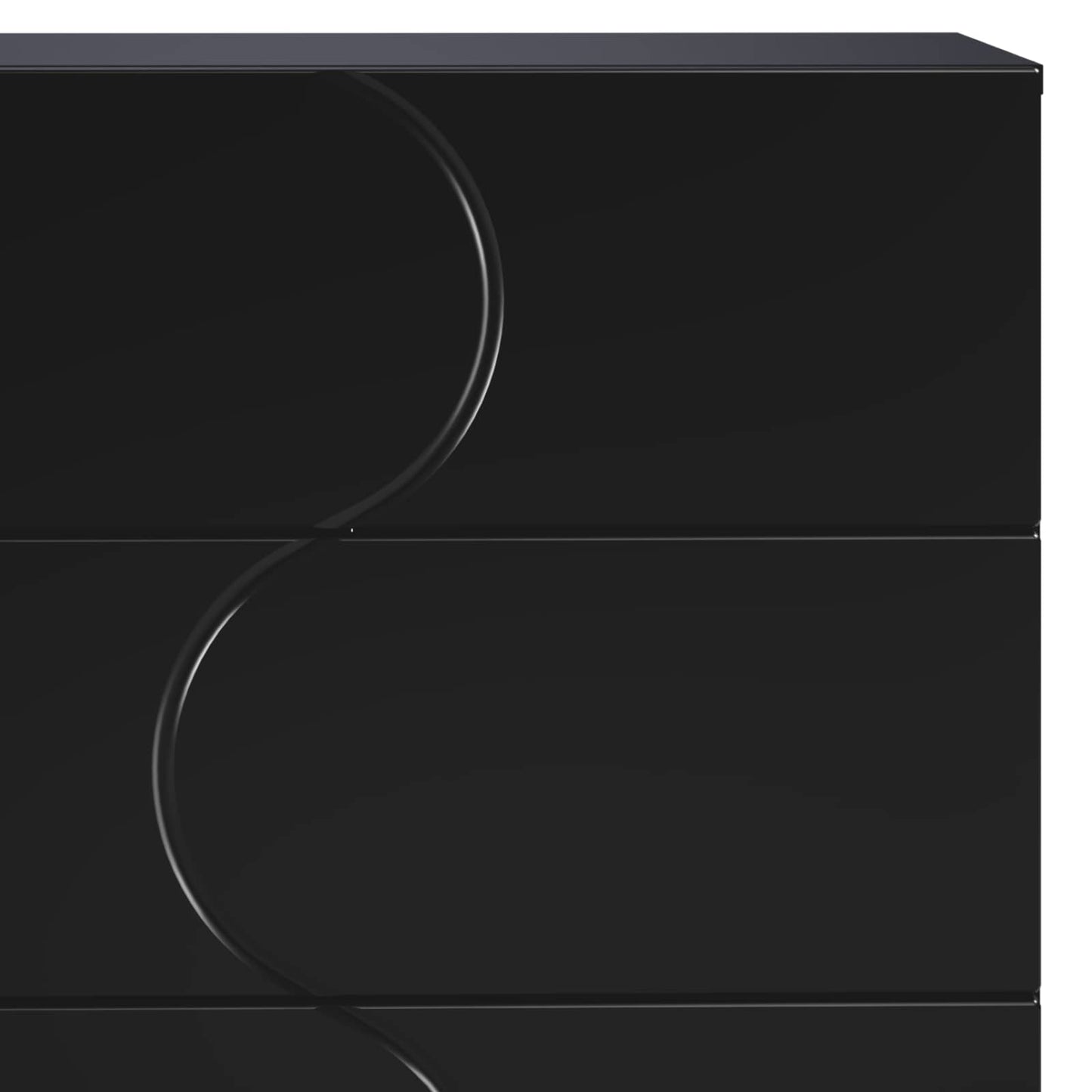 vidaXL Sideboard Black 70 x 38 x 75 cm Engineered Wood
