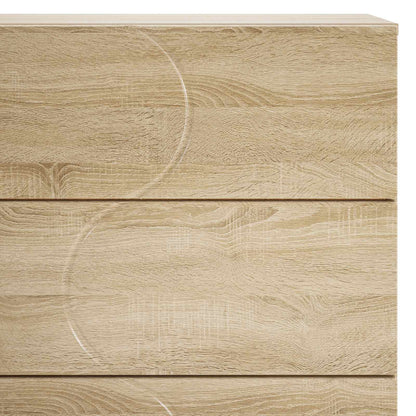vidaXL Sideboard Sonoma Oak 70 x 38 x 75 cm Engineered Wood
