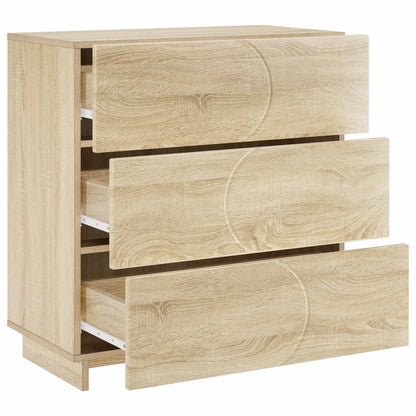 vidaXL Sideboard Sonoma Oak 70 x 38 x 75 cm Engineered Wood