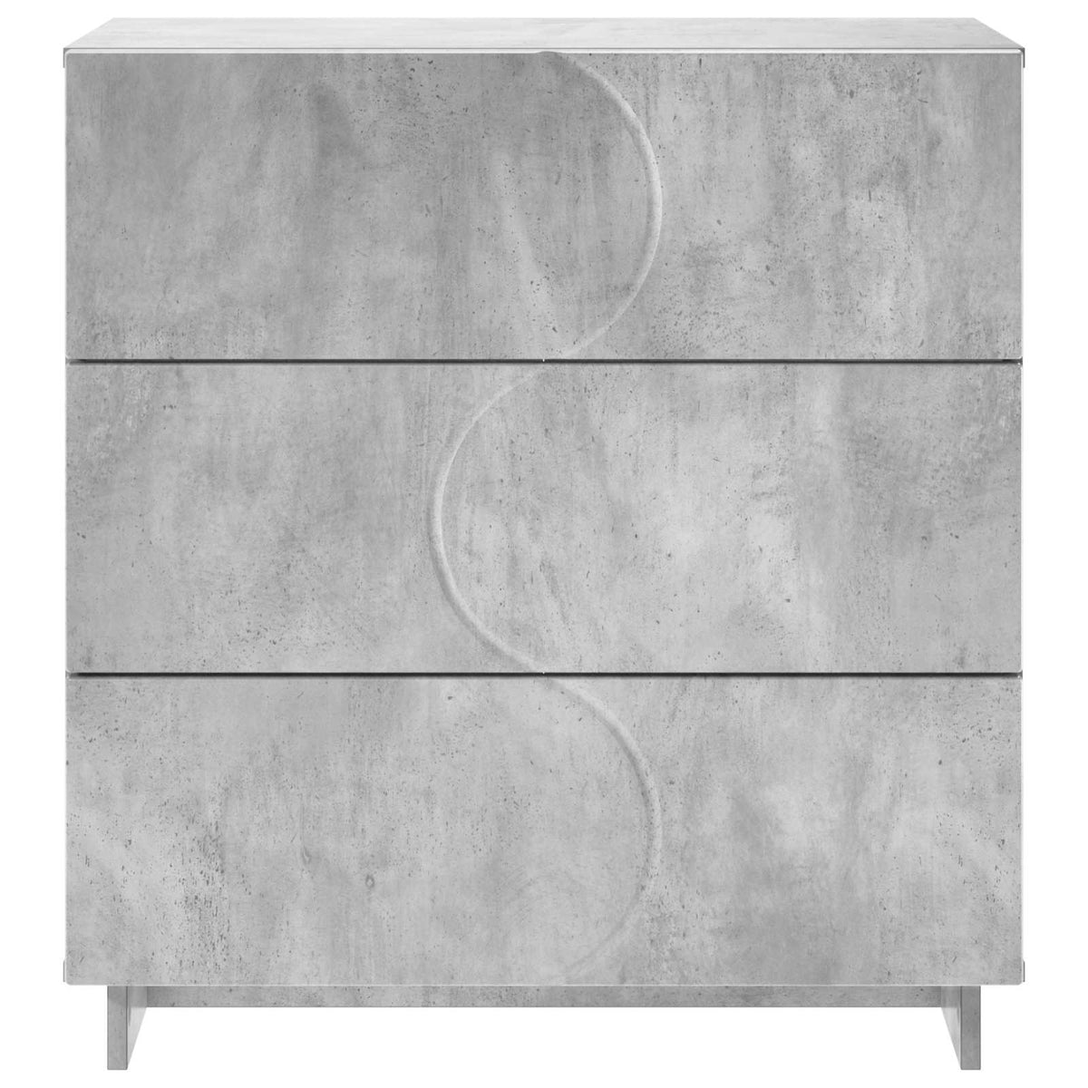 vidaXL Sideboard Concrete Grey 70 x 38 x 75 cm Engineered Wood