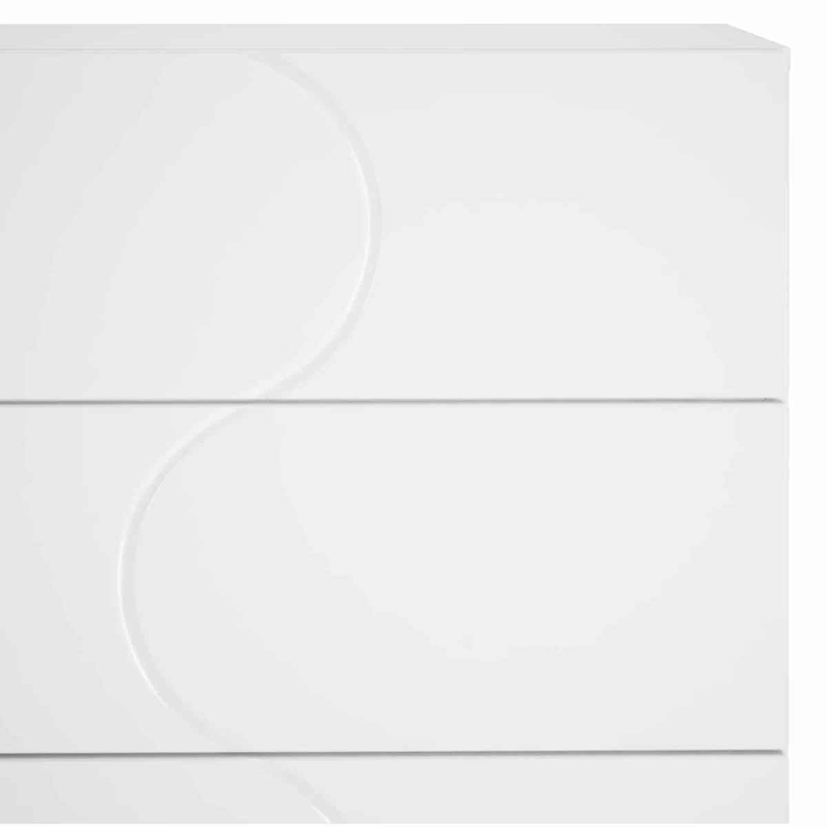 vidaXL Sideboard High Gloss White 70 x 38 x 75 cm Engineered Wood